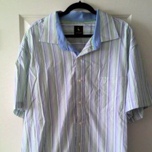 TAILORBYRD Striped Short Sleeve Shirt